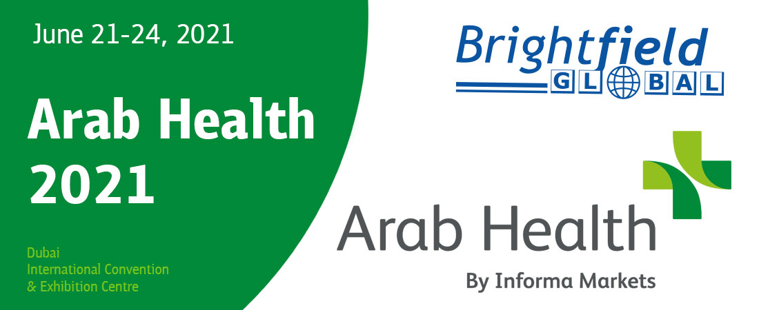 Brightfield Global took part in Arab Health International Medical Exhibition on June 21-24, 2021, Dubai, UAE.