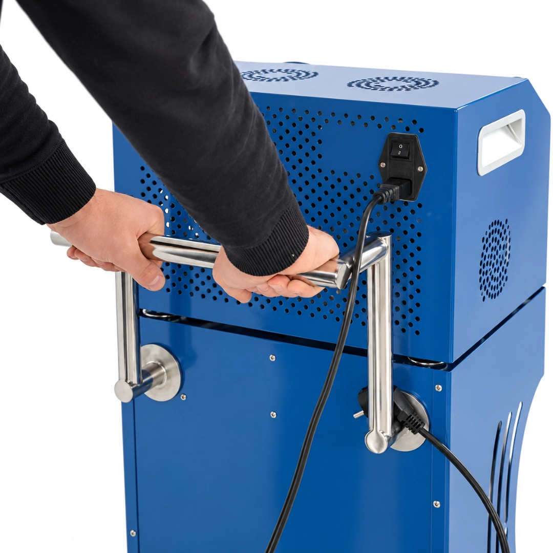 Dr. Fogg aerosol generator with mobility handle