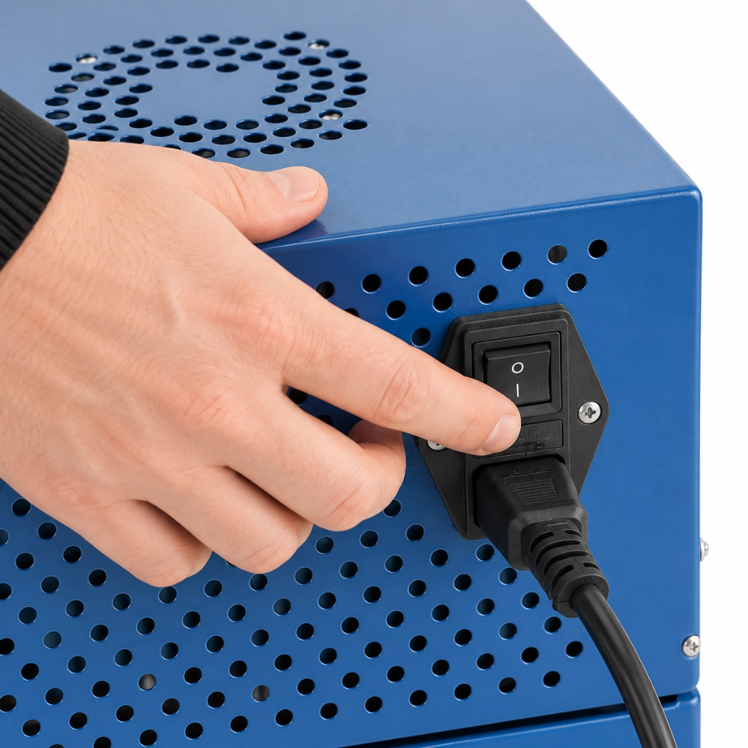Power switch of the Dr. Fogg aerosol generator