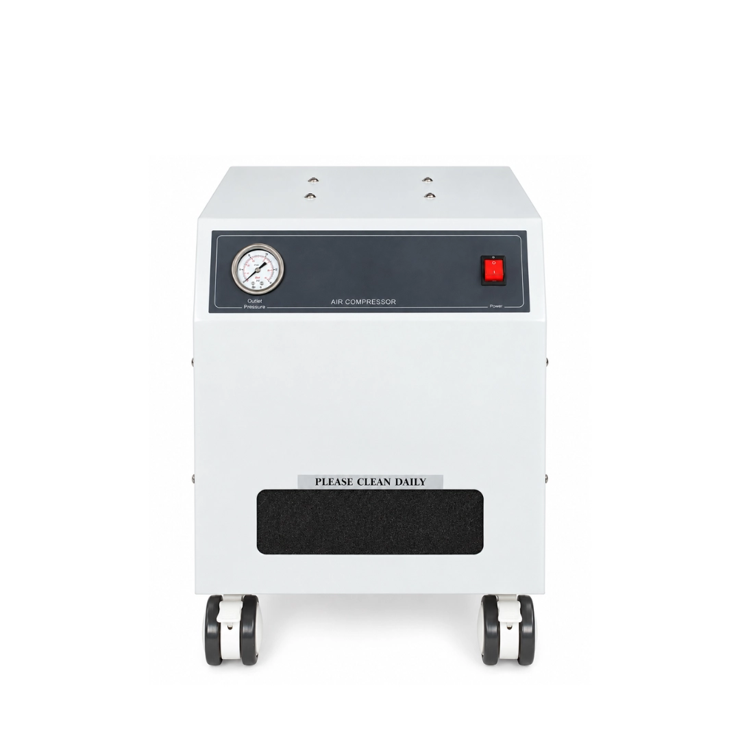 Brightfield Healthcare VA 11 medical air compressor, front view