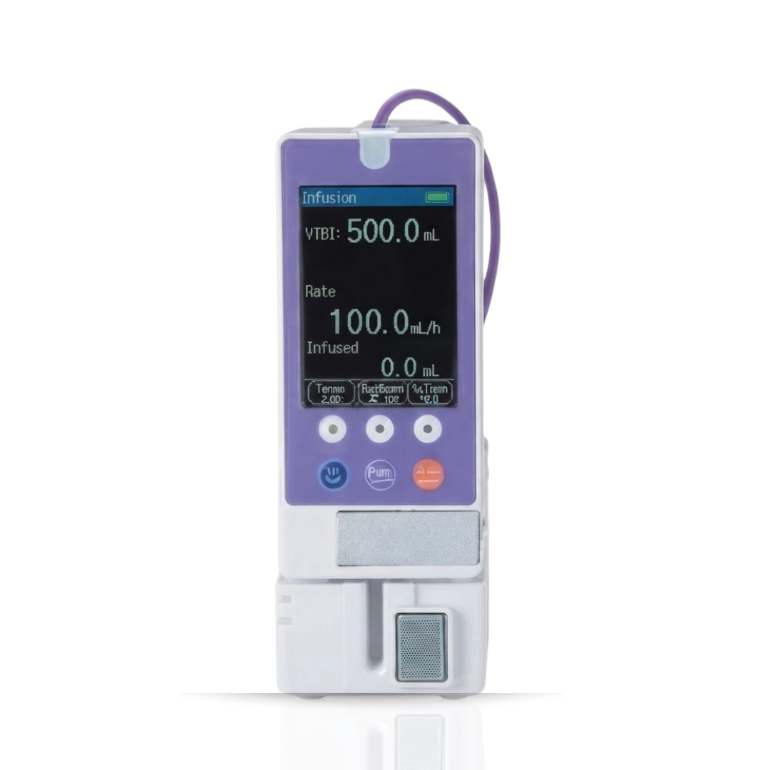 Brightfield KL-5021A enteral feeding pump front control panel and digital display