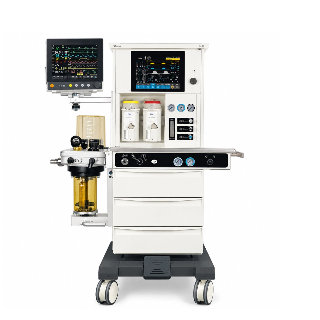 Brightfield Healthcare S1600B modular anesthesia machine, front view
