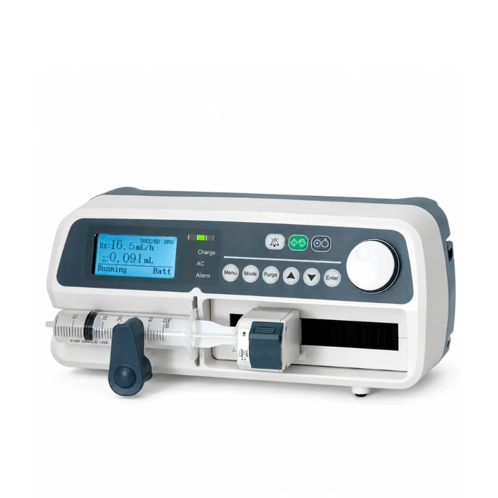 Brightfield Healthcare KL-602 syringe infusion pump front view