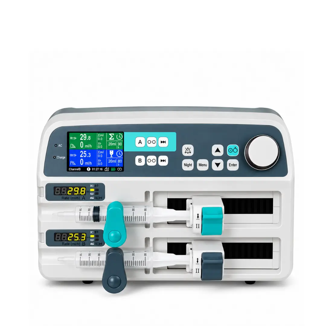 Brightfield Healthcare KL-702 syringe infusion pump, front view