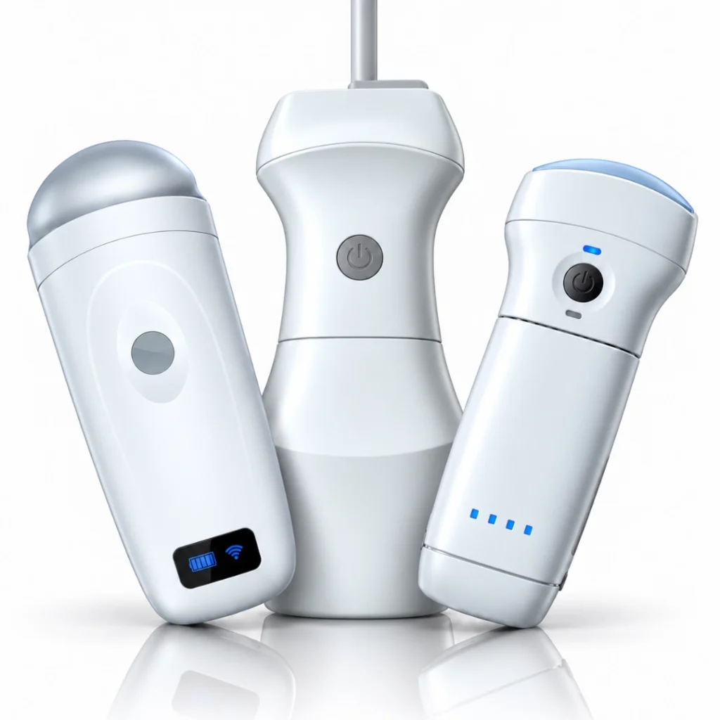Brightfield Healthcare wireless ultrasound probes for abdominal, gynecological, vascular and soft tissue examinations